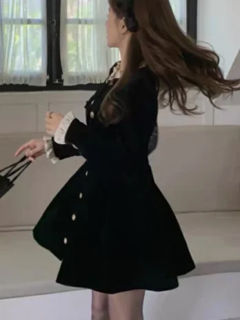 Robe Chemise Velours