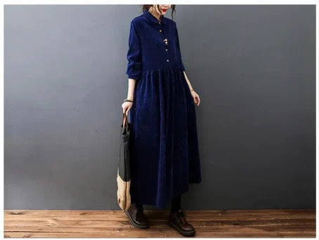 Robe velours côtelé : élégance et confort pour toutes les occasions