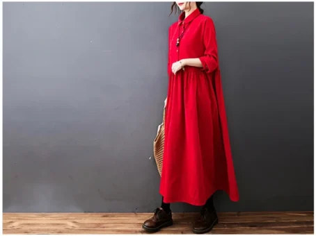 Robe velours côtelé : élégance et confort pour toutes les occasions