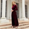 Robe Longue Velours pour Femme : Élégance et Confort Réunis pour Toutes les Occasions