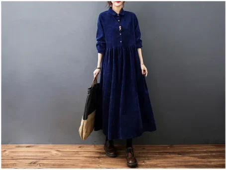 Robe velours côtelé : élégance et confort pour toutes les occasions