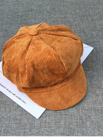 Casquette Velours Côtelé Femme