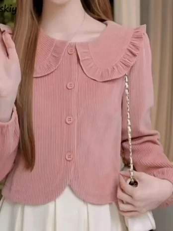 Chemise Velours Côtelé Femme