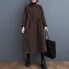 Un manteau long velours côtelé femme, chic et ultra confortable pour un style élégant en toute saison