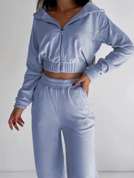Un ensemble jogging velours femme pour un confort absolu et un style tendance