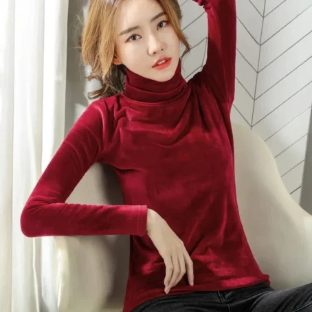 Un pull velours doux et élégant pour un confort absolu