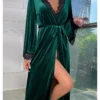 Enveloppez-vous de douceur avec cette robe de chambre femme velours luxe