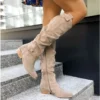 Des bottes velours femme douces et stylées pour un look parfait en toute saison