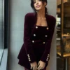 Élégance et douceur réunies : le tailleur velours femme qui sublime votre silhouette