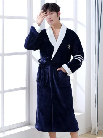 Peignoir Velours Homme