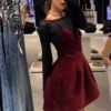 Une robe velours rouge qui sublime votre silhouette