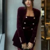 Élégance et douceur réunies : le tailleur velours femme qui sublime votre silhouette