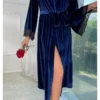 Enveloppez-vous de douceur avec cette robe de chambre femme velours luxe