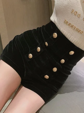Short Velours Femme