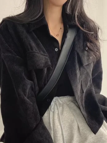 Veste Velours Côtelé Femme